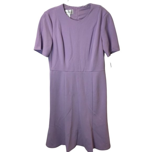 Donna Morgan Women's Split Sleeve Fit & Flare Dress (Size 0) - Picture 1 of 2